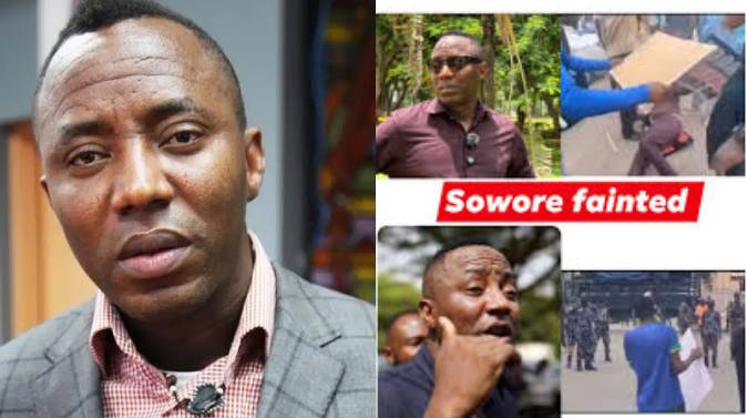 Chaos in Abuja: Sowore faints as police deploy tear gas against Democracy Day protesters  (VIDEO)