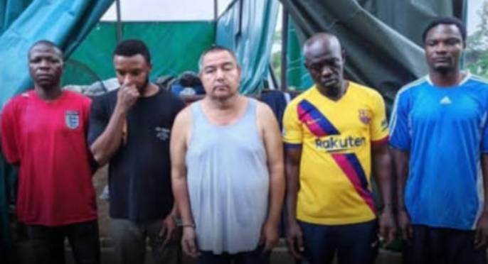 One Mexican, Four Nigerians Arrested As NDLEA Uncovers Another Multi-Billion Naira Synthetic Dr¥g Factory in Oyo Forest