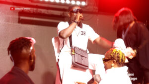 The stage lights dim, the real royalty steps up, as OVKINGS of Lagois emerges on Stage