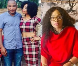Nnamdi Kanu’s wife reacts to reports of filing for divorce from IPOB leader