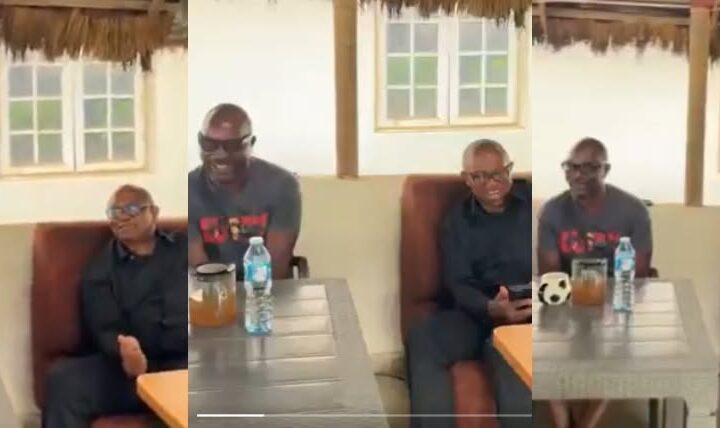 VIDEO: Peter Obi visits Isaac Fayose amid controversy over Seyi Tinubu meeting