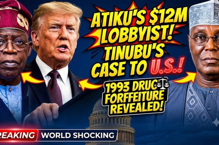 WATCH: Diplomatic Pressure: Atiku’s $1.2M U.S. Lobbyist Submits 60-Page Dossier on Tinubu’s 1993 Forfeiture Case to Trump Administration and Congress