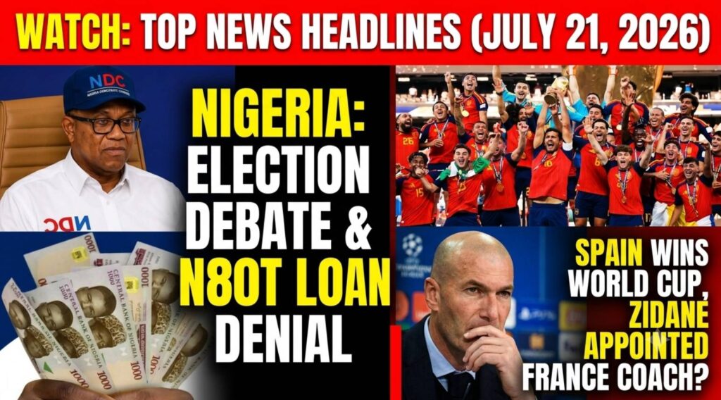 WATCH: Recap of Top News Headlines from Nigeria and the World over the last 24 hours (July 21, 2026)