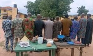10 Human-Parts Merchants Arrested in Oyo State. Police Recover Human Body Parts And Charms