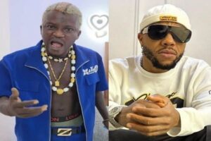 Actor Charles Okocha Gets Revenge, Defe@ts Portable After Singer Is Disqualified for Failing to Return for the Round 2 of Their Boxing Rematch