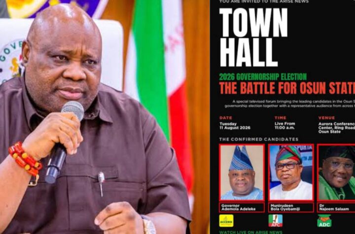 Governor Adeleke Of Osun State Call out President Tinubu and APC Governorship Candidate in Osun