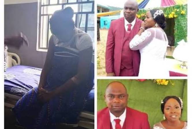 Wife who was set abl@ze by her husband during domestic dispute in Kogi pleads for his forgiveness after his arrest
