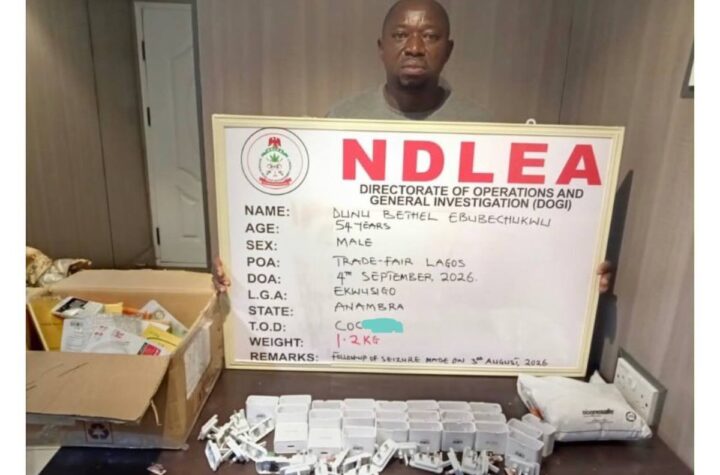 NDLEA Arrests 34-YearOld Ex-Convict Businessman Who Allegedly Hid C@caine Inside Herbal Tea Packs and Phone Chargers Bound for Saudi Arabia