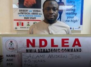 NDLEA Arrests Real Estate Mogul With 32.20kg Col%rado Consignment From UK