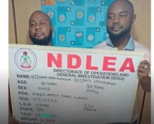 Tour Agent and Businessman both arrested in Lagos With music Speaker Loaded With Col%rado Destined For Liberia