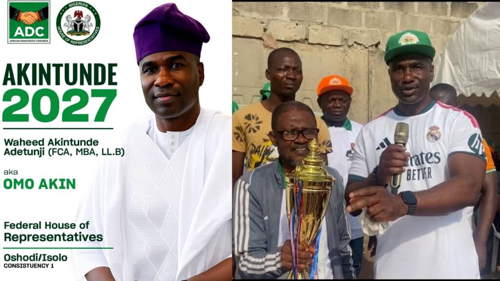 Unlocking Oshodi’s full potential: ADC House of Reps Candidate, Hon. Waheed Adetunji Akintunde pledges to discover and nurture the next generation of sporting talent