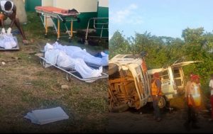 Five students on their way to seek IT placements crushed to de@th by a Logistics truck along the Ijebu–Epe Road